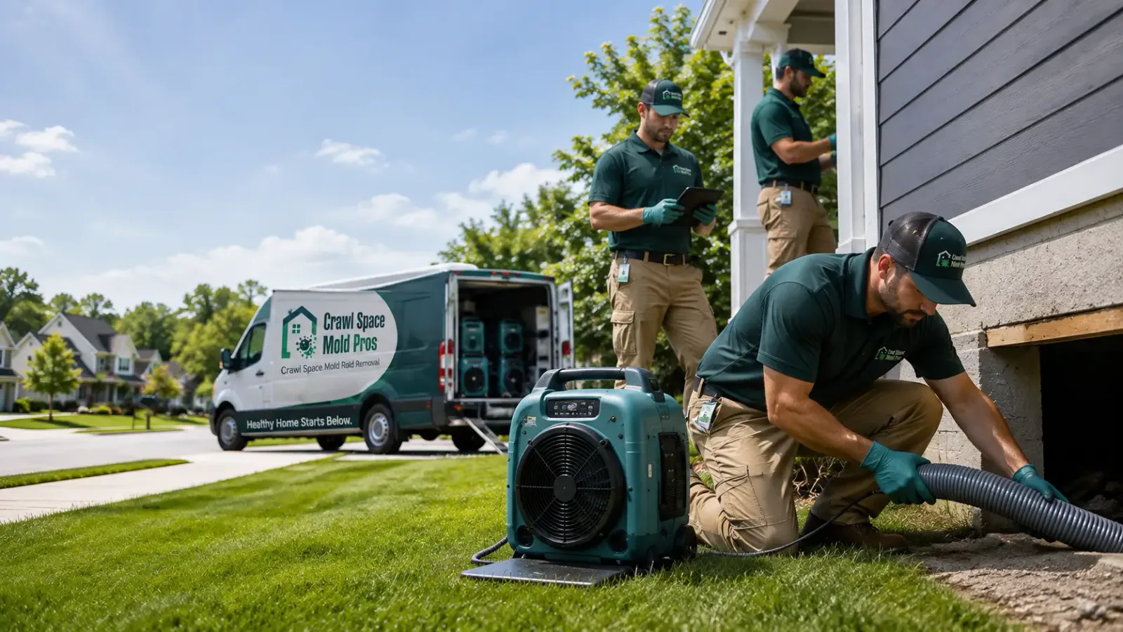 Crawl Space Mold Removal in Parker, WA